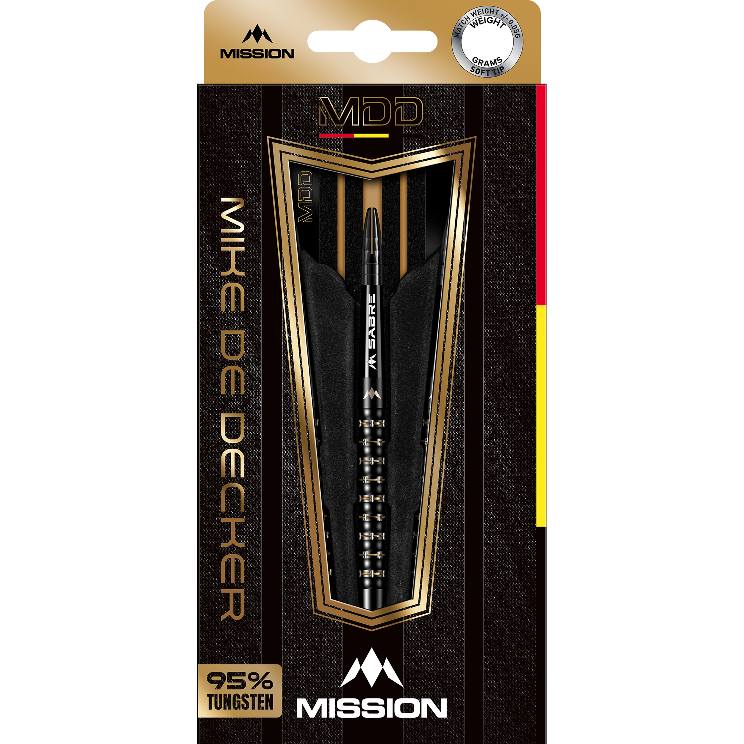Mission Mike De Decker Black&Gold PVD Softdart kaufen